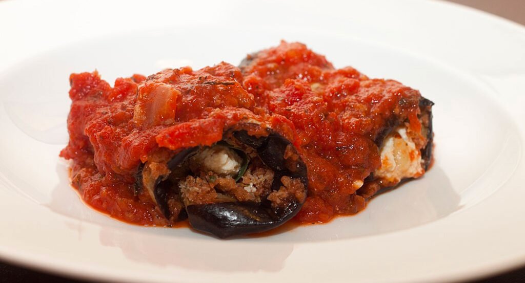 Keto Eggplant Rollatini