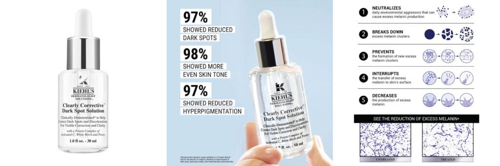 Kiehl's Super Multi-Corrective Eye-Opening Serum, Keihl's Clearly Corrective Dark Spot Solution