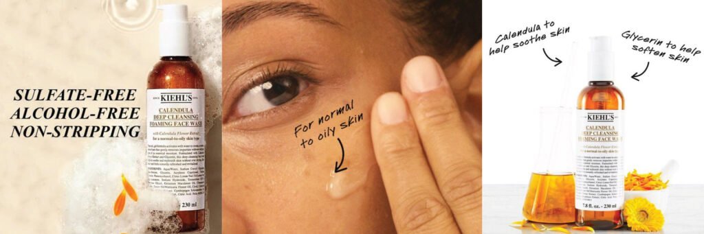  Kiehl's Super Multi-Corrective Eye-Opening Serum, Kiehl's Calendula Deep Cleansing Foaming Face Wash